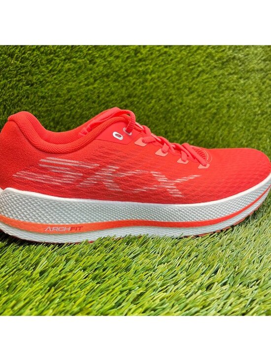 SKECHERS Shoes - Skechers Go Run Razor 5 Womens Size 9 Orange Red Athletic Running Shoes Sneakers